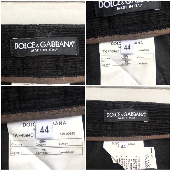 Dolce & Gabbana corduroy lambskin pencil skirt 44 - Picture 2 of 8